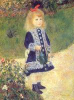 Renoir, Pierre Auguste - A Girl with a Watering Can